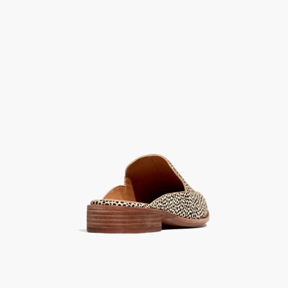 Madewell Frances Loafer Mule In Spotted Calf Hair - Picture 3 of 6